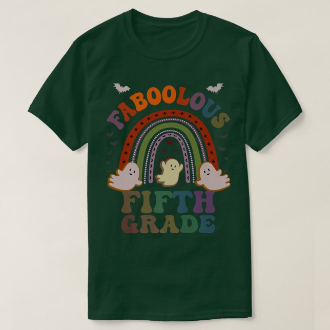 Retro FABOLOUS 5:E KLASS-TEACHER-kostym T Shirt (Design framsida)