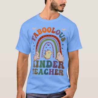 Retro FABOOLOUS KINDER TEACHER Costume Detta är mi T Shirt