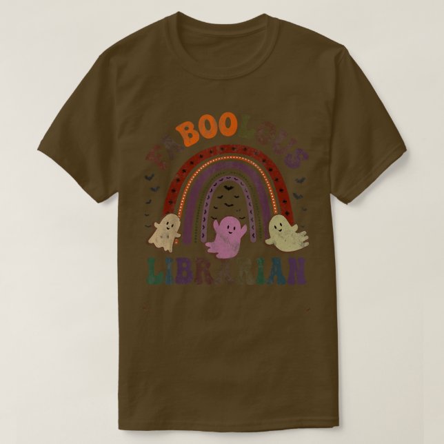 Retro FABOOLOUS LIBRARIAN Costume This Is My Scary T Shirt (Design framsida)