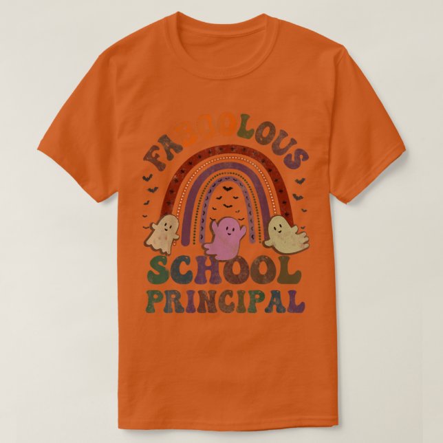 Retro Faboolous SCHOOL PRINCIPAL Costume this is M T Shirt (Design framsida)