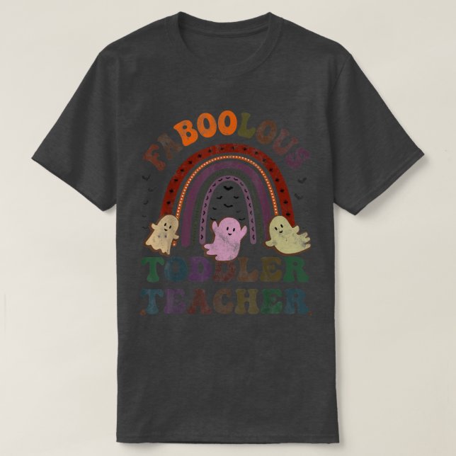 Retro FABOOLOUS SMÅBARN TEACHER Costume Det här är T Shirt (Design framsida)