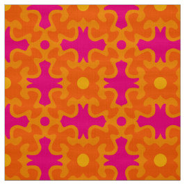 Retro Fabric mönster Tyg