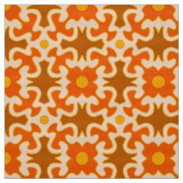 Retro Fabric mönster Tyg