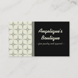 Retro Fabulous Affärskort, Black and White Visitkort