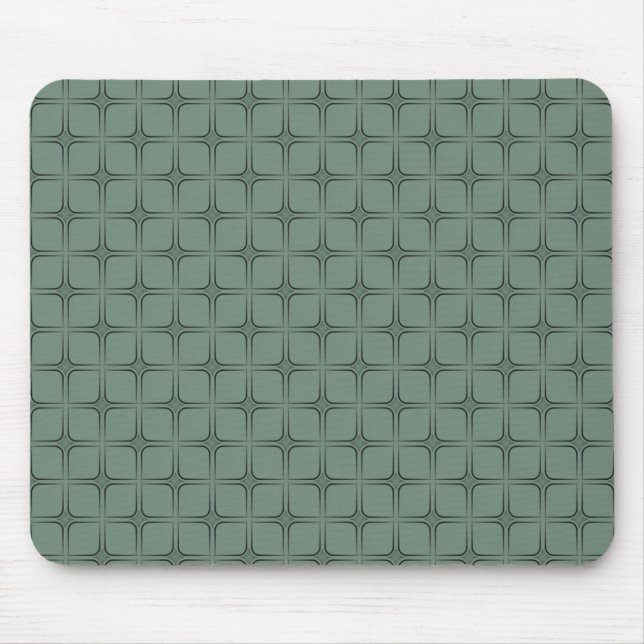 Retro Fabulous Mousepad, Mörk Sage Musmatta (Framsidan)