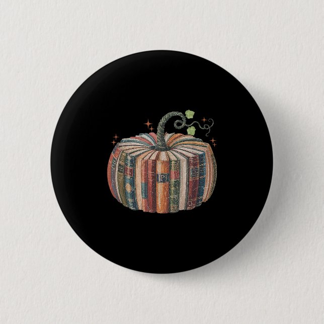 Retro Fall Book Pumpkin Fall Librarians Teachers S Knapp (Framsida)