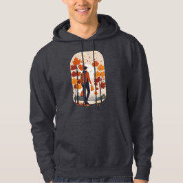 Retro Fall-inspirerad Tee | Walk i parken Hoodie
