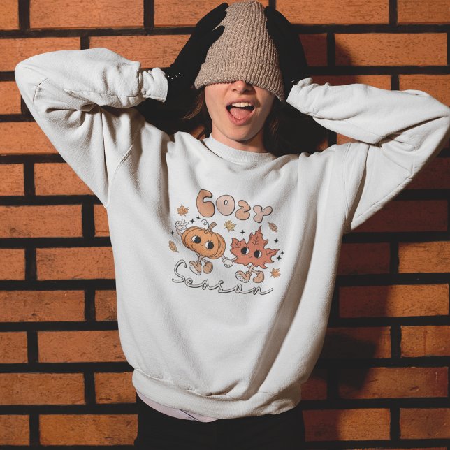 Retro Fall Mysigt säsong T Shirt (Retro Fall Cozy Season Sweatshirt)