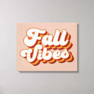 Retro Fall Vibes Canvastryck