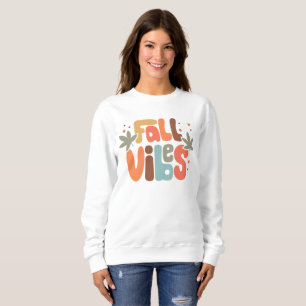 Retro Fall Vibes Modern Blommigt T Shirt