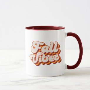 Retro Fall Vibes Mugg