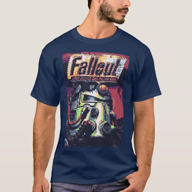 Retro Fallout Piel Cover tjej T Shirt (Framsida)