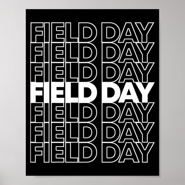 Retro Fält Dag 1 Poster (Framsidan)