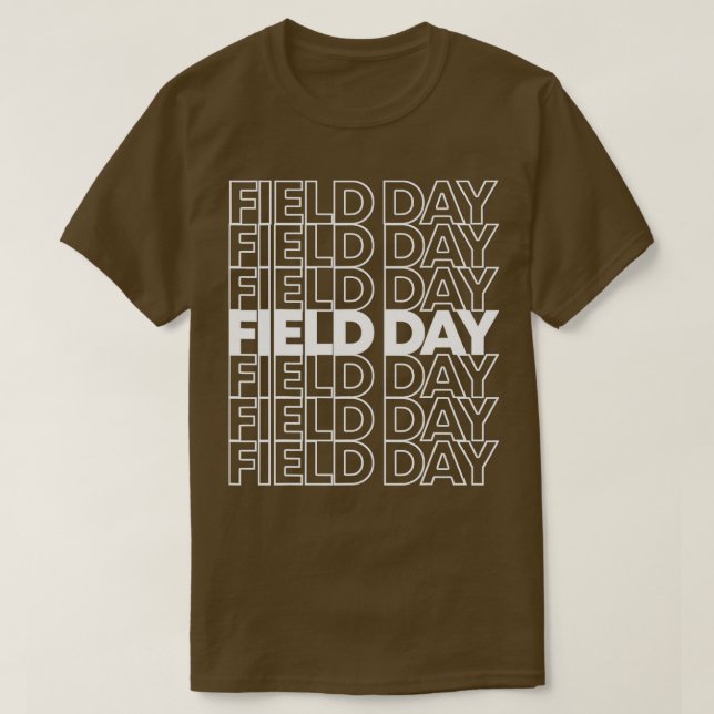 Retro Fält Day T Shirt (Design framsida)