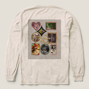 Retro Familj 8 Fotokollage ANPASSAT T Shirt