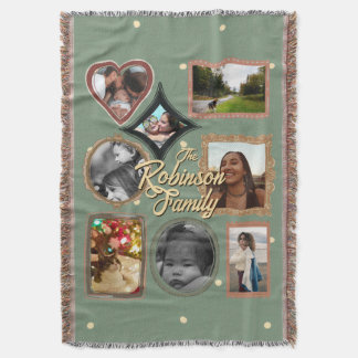 Retro Family 8 Photo Collage CUSTOM Filt