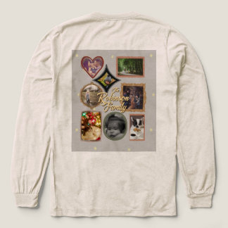 Retro Family 8 Photo Collage CUSTOM T Shirt