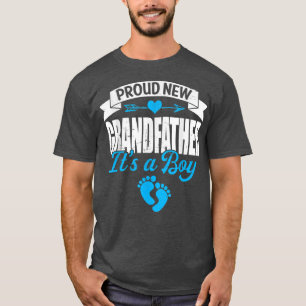 Retro Family Proud New Grandfather Det är en pojkv T Shirt