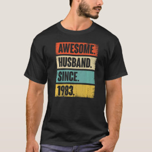Retro Fantastisk Make sedan 1983 39 Bröllop Aniver T Shirt