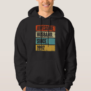 Retro Fantastisk Make sedan 1997 25 Bröllop Aniver Hoodie