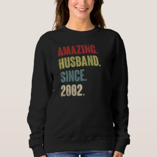 Retro fantastisk make sedan 2002 20 års bröllopsda t shirt