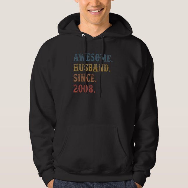 Retro Fantastisk Make sedan 2008 14 Bröllop Hoodie (Framsida)