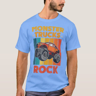 Retro Fantastisk Monster Lastbilar Sten Tricks Stu T Shirt