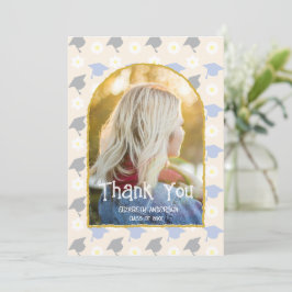 Retro Färdig Peach Tack Kort