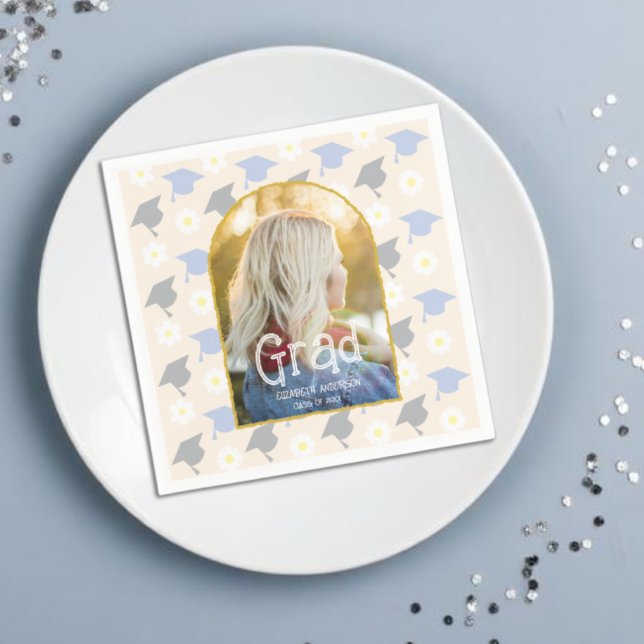 Retro Färdighet Körsbärsblomning Pappersservett (Skapare uppladdad)