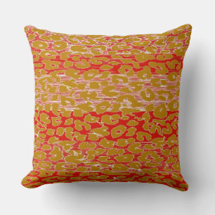 Retro Färg Leopard Print Skin #8 Kudde