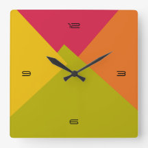 Retro Färg Modern Geometric Mönster #2