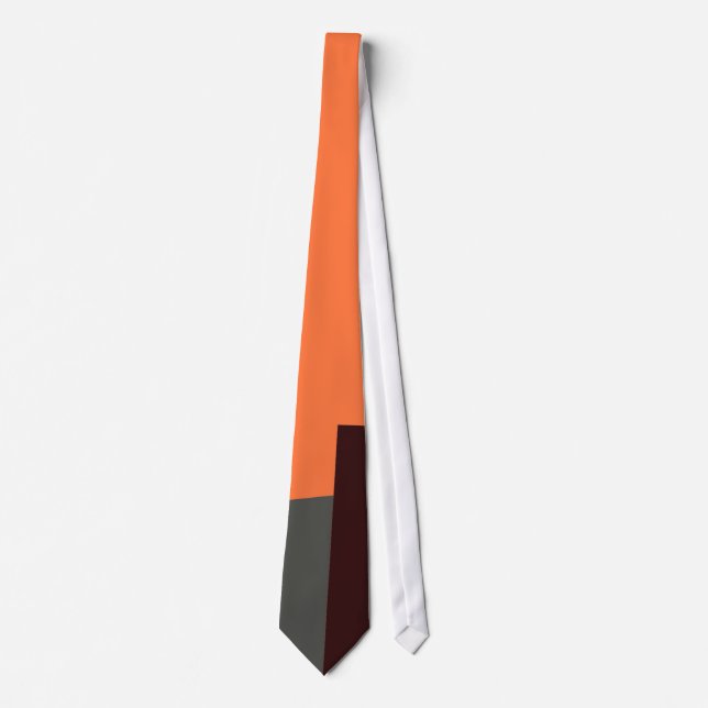 Retro Färg Modern Geometric Mönster #5 Slips (Framsida)