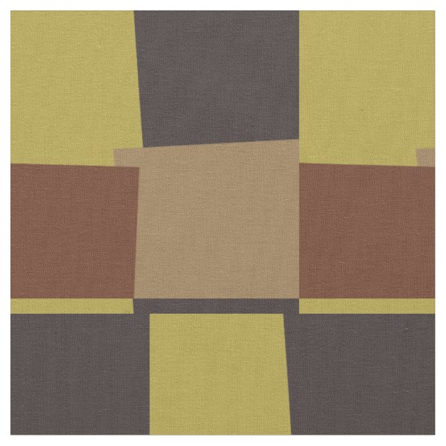 Retro Färg Modern Geometric Mönster #6 Tyg (Närbild)