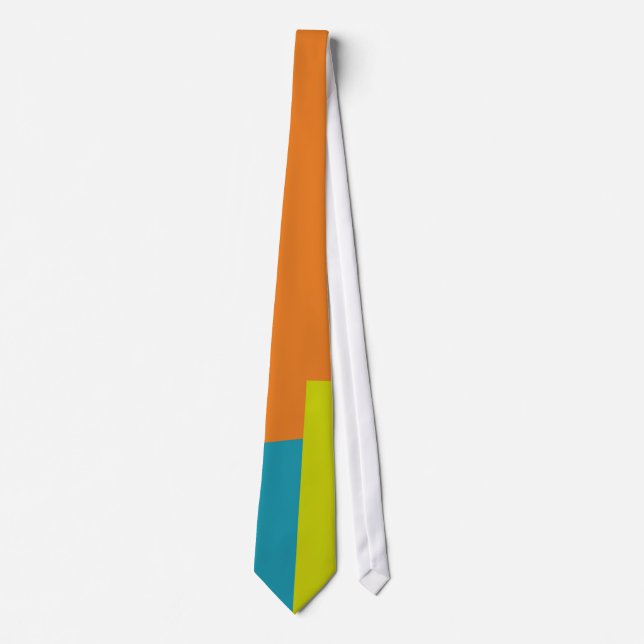 Retro Färg Modern Geometric Mönster Slips (Framsida)