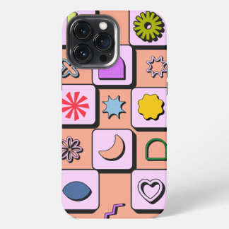 Retro Färg Mönster Personlig Fodral-Mate iPhone