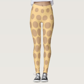Retro Färg Polka dots Mönster #11 Leggings