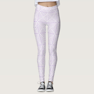 Retro Färg Squares Mönster #26 Leggings