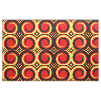 Retro Färgad Twist Abstrakt Art Tyg