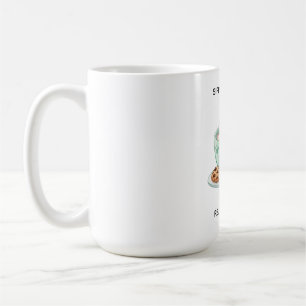 Retro Färgglad Katt Anpassat Namn Läsning Kaffe Mu Kaffemugg
