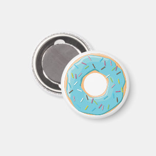 Retro Färgglatt Mönster av Munkar Minimalistisk Ro Magnet