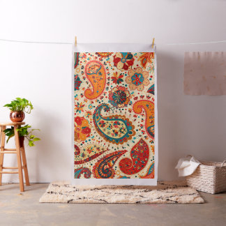 Retro färgrik härlig Boho bohem Paisley Tyg