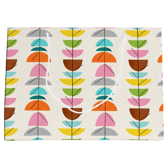 Retro färgrikt bygga bo gåvan hänger lös (Framsidan)