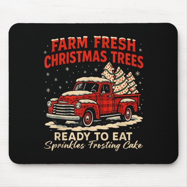 Retro Farm Fresh Debbie Christmas Cake Red Truck H Musmatta (Framsidan)