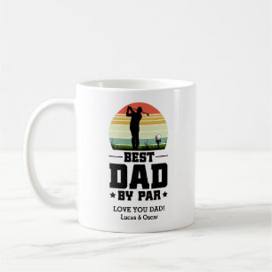 Retro Fars dag Best Pappa per part Kaffemugg