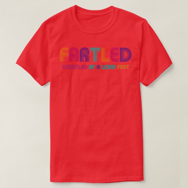 Retro Fartled T Shirt (Design framsida)