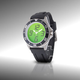 Retro Faux Digital Pappa Monogrammed Watch Armbandsur