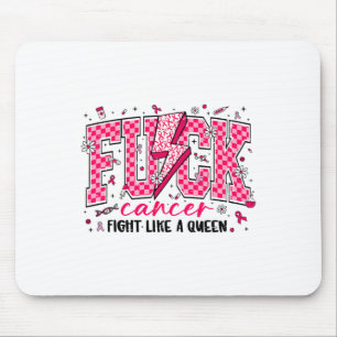 Retro Fck Cancer Fight as a Queen Breast Cancer Musmatta