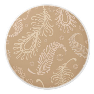 Retro-feater-blek-mönster Knopp