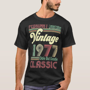 Retro Februari 1977 Vintage Oldie but Goodie 44:e T Shirt
