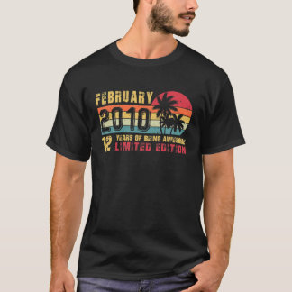 Retro Februari 2010 12 år gammal Begränsad utgåva T Shirt